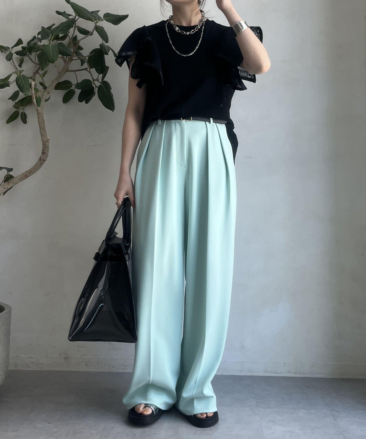 【限定】蕾絲拼接上衣