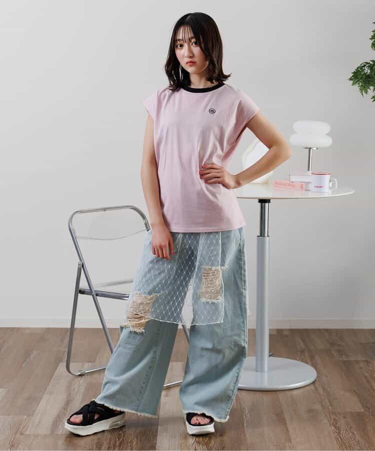 交叉設計氣墊底涼鞋