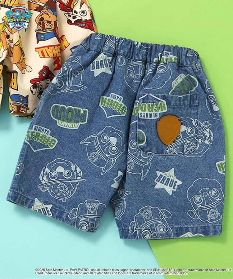 巴衛隊 總花紋褲子 5分褲