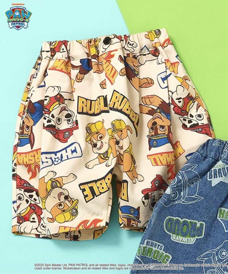 巴衛隊 總花紋褲子 5分褲