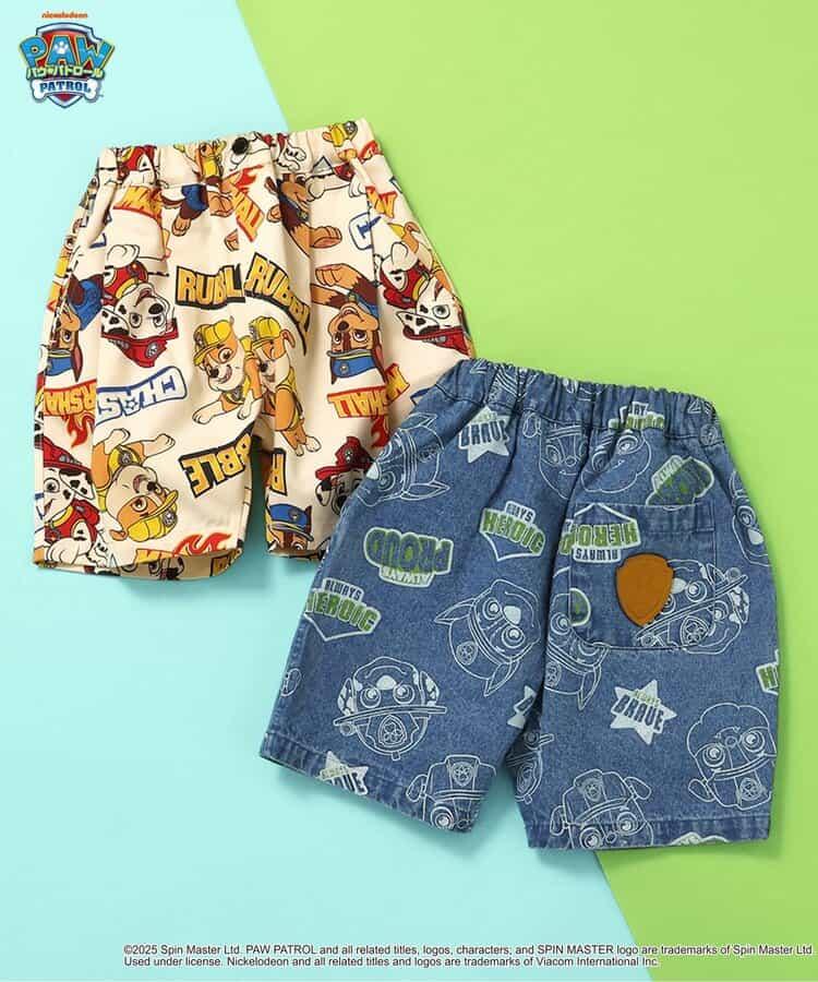 巴衛隊 總花紋褲子 5分褲