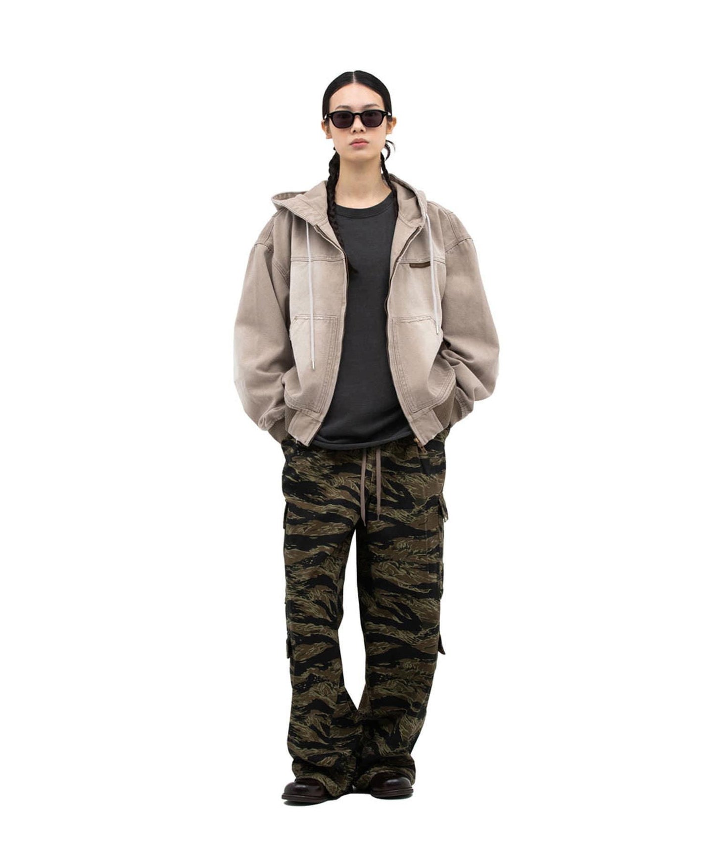 【DEFGARMENTS/デフグラメンツ】連帽飛行員夾克
