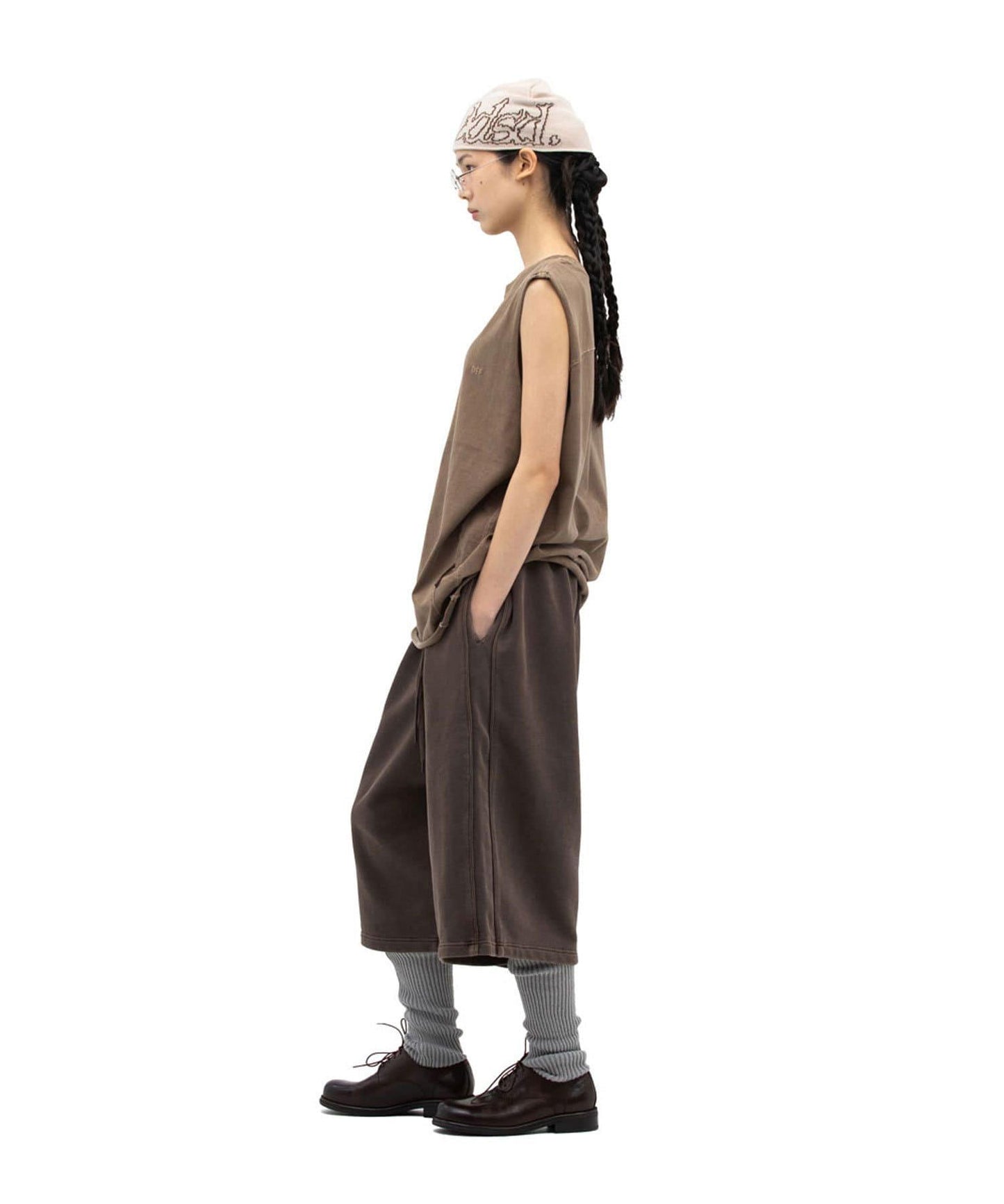 【DEFGARMENTS/デフグラメンツ】寬鬆豬豬絨短褲