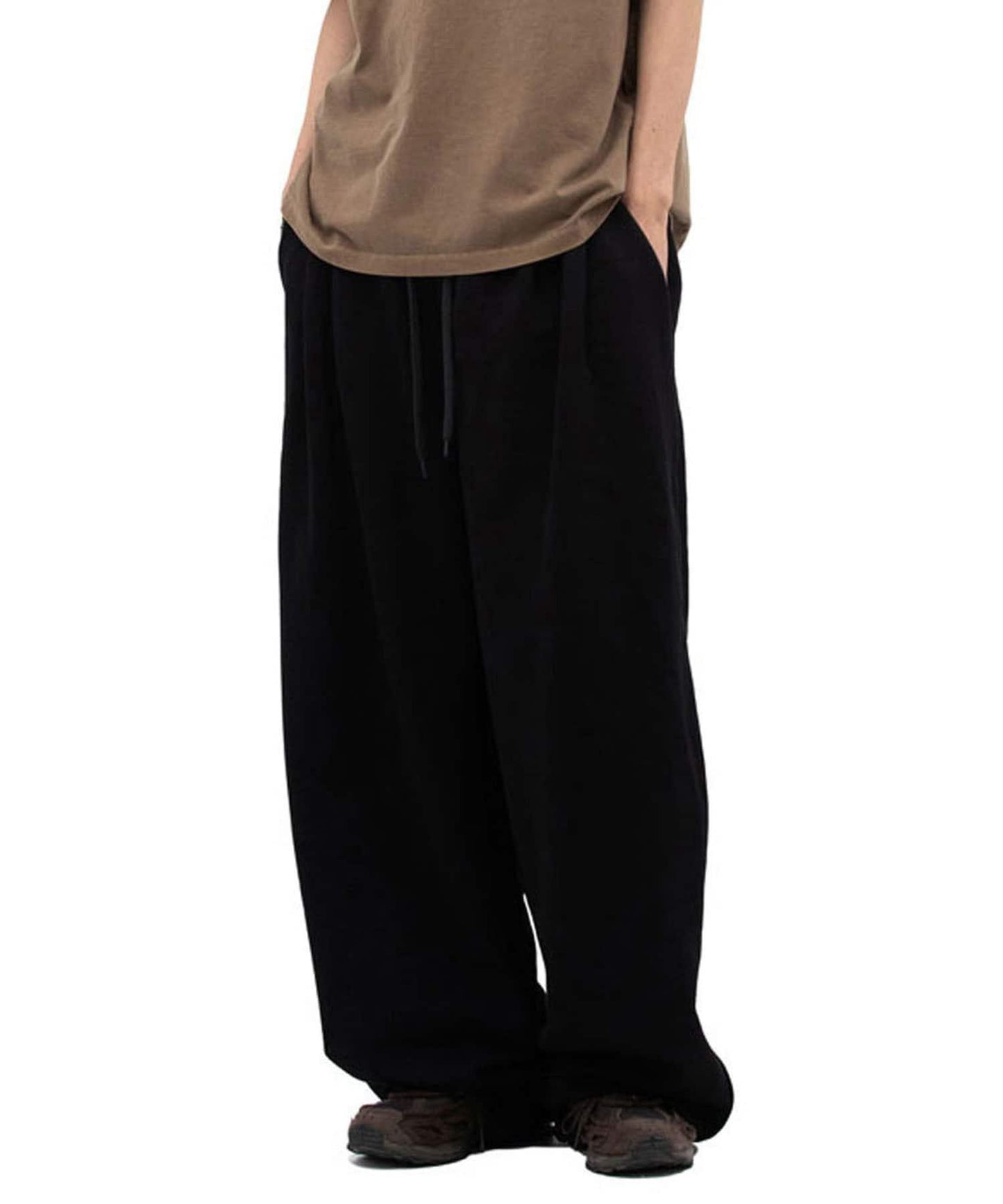【DEFGARMENTS/デフグラメンツ】寬鬆豬絨運動褲