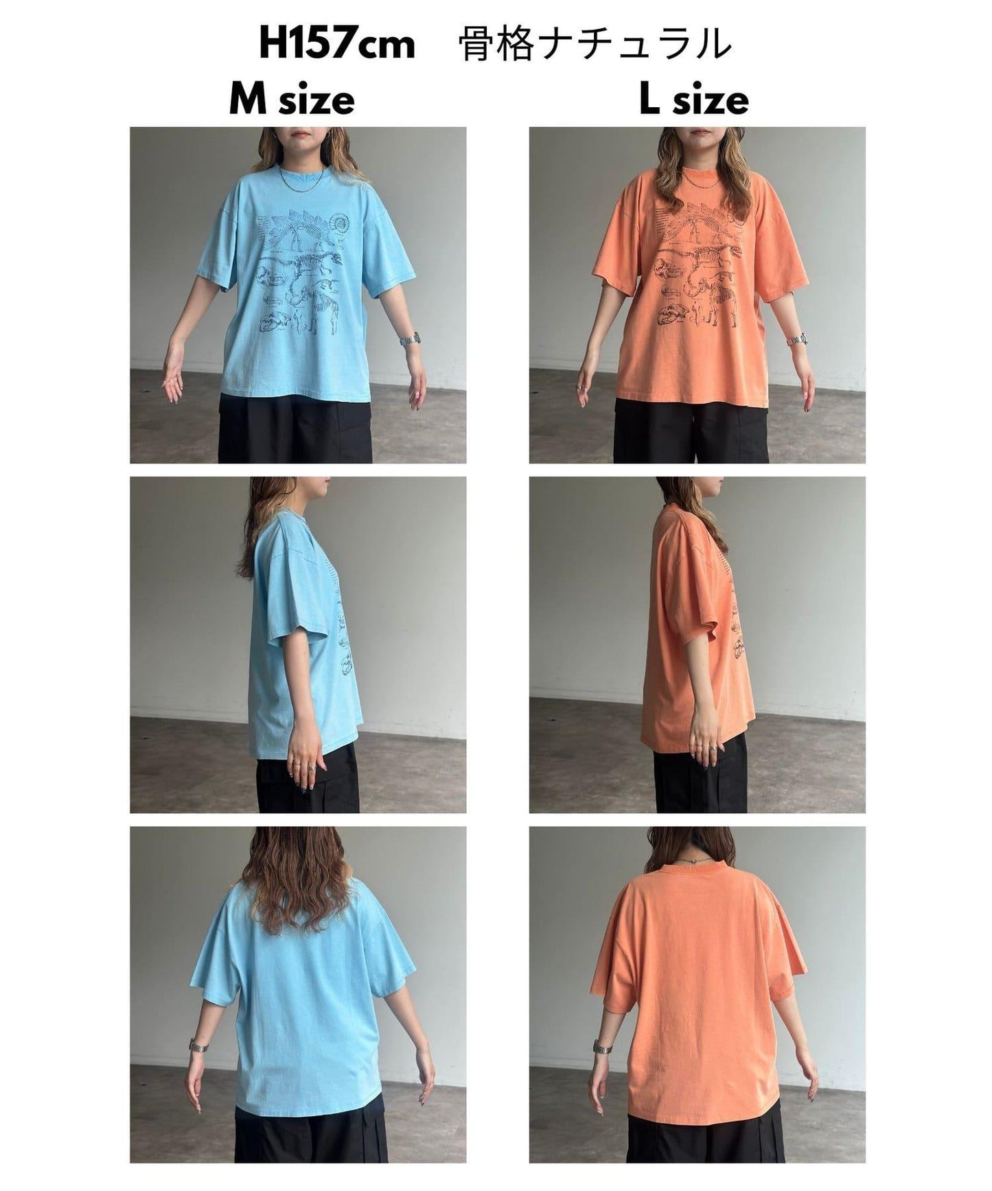 彩色粉末恐龍T-shirt