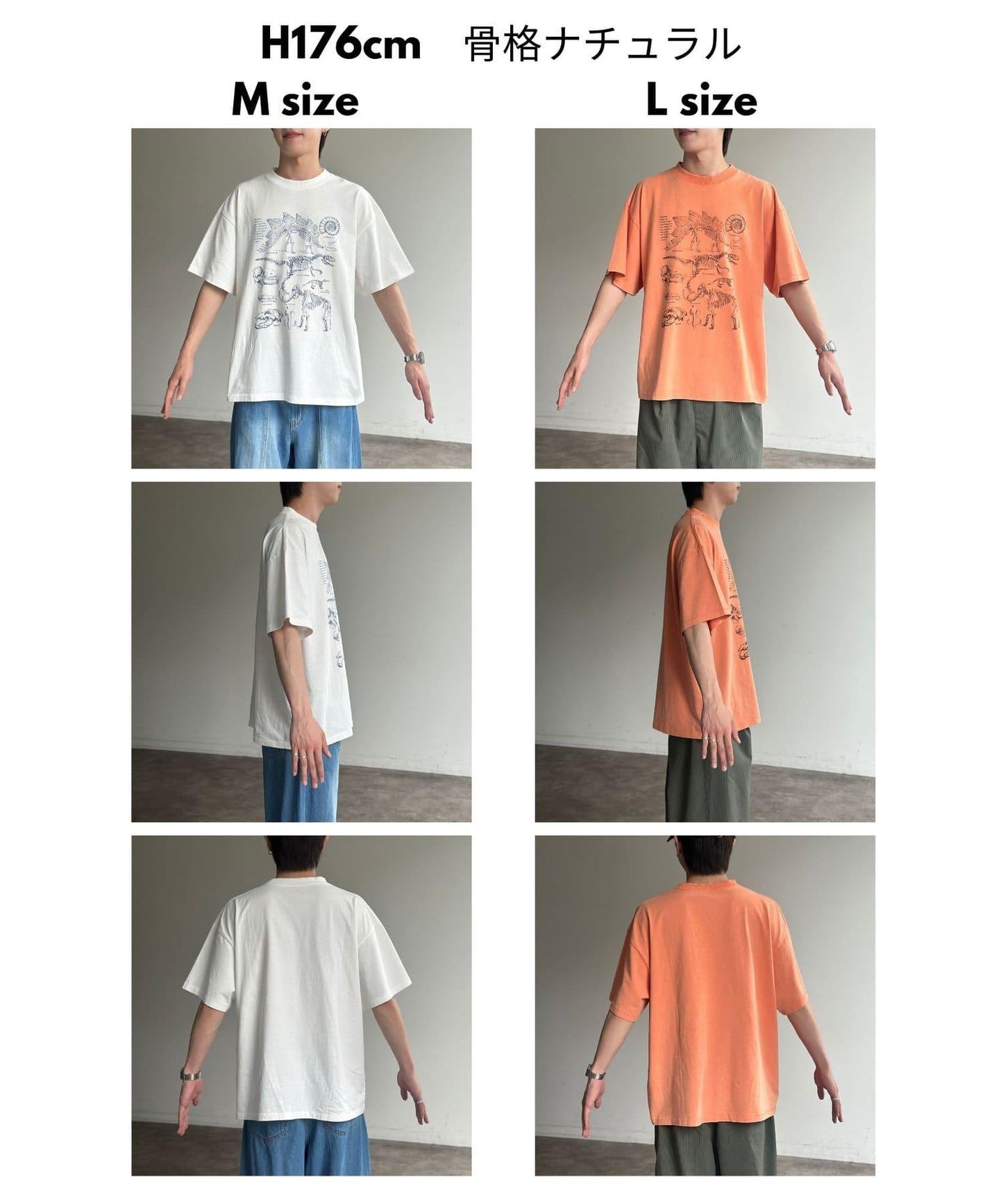 彩色粉末恐龍T-shirt