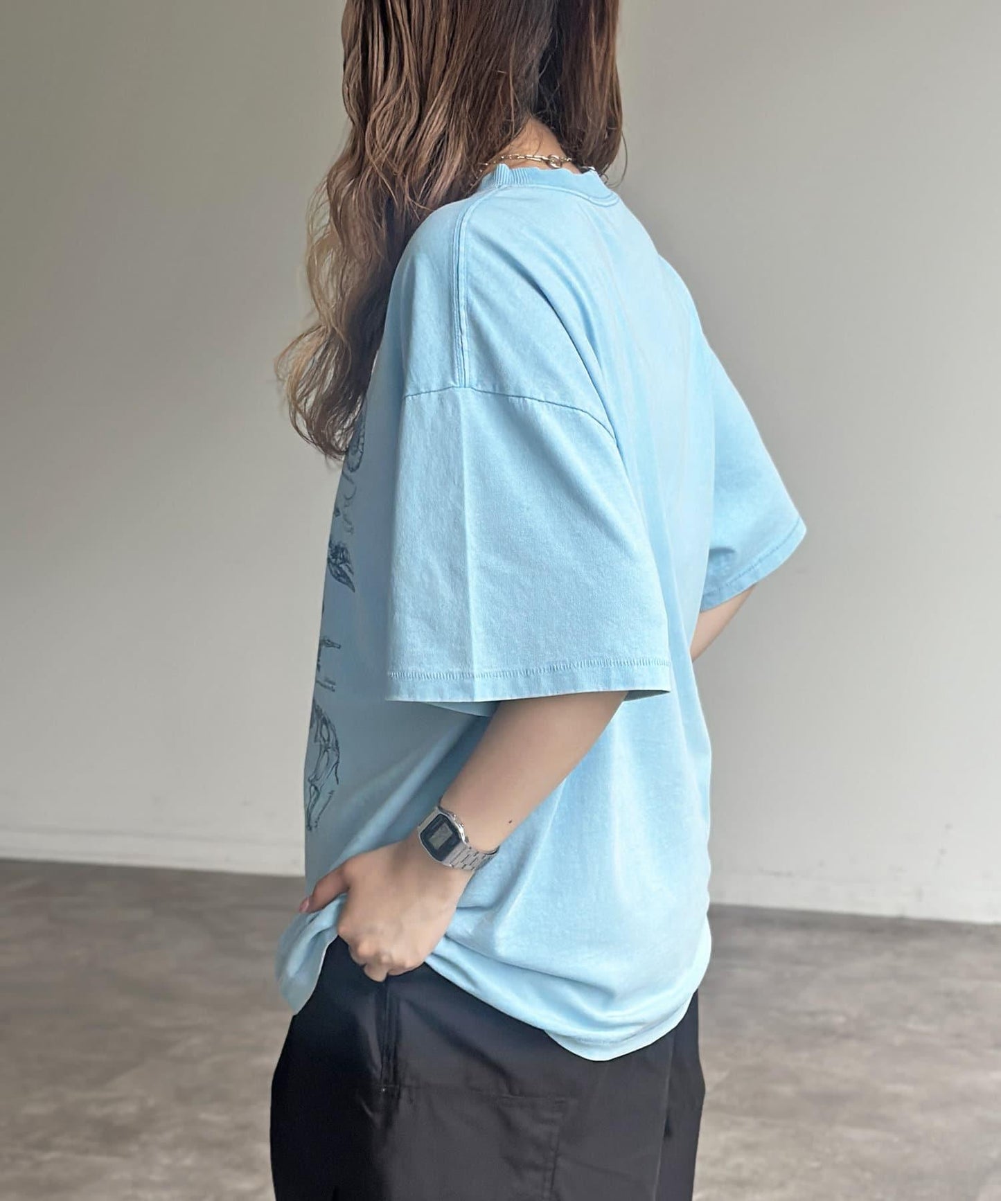 彩色粉末恐龍T-shirt
