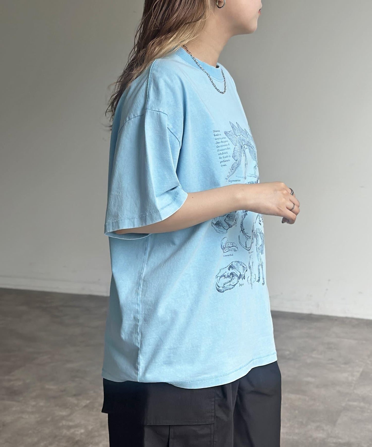 彩色粉末恐龍T-shirt