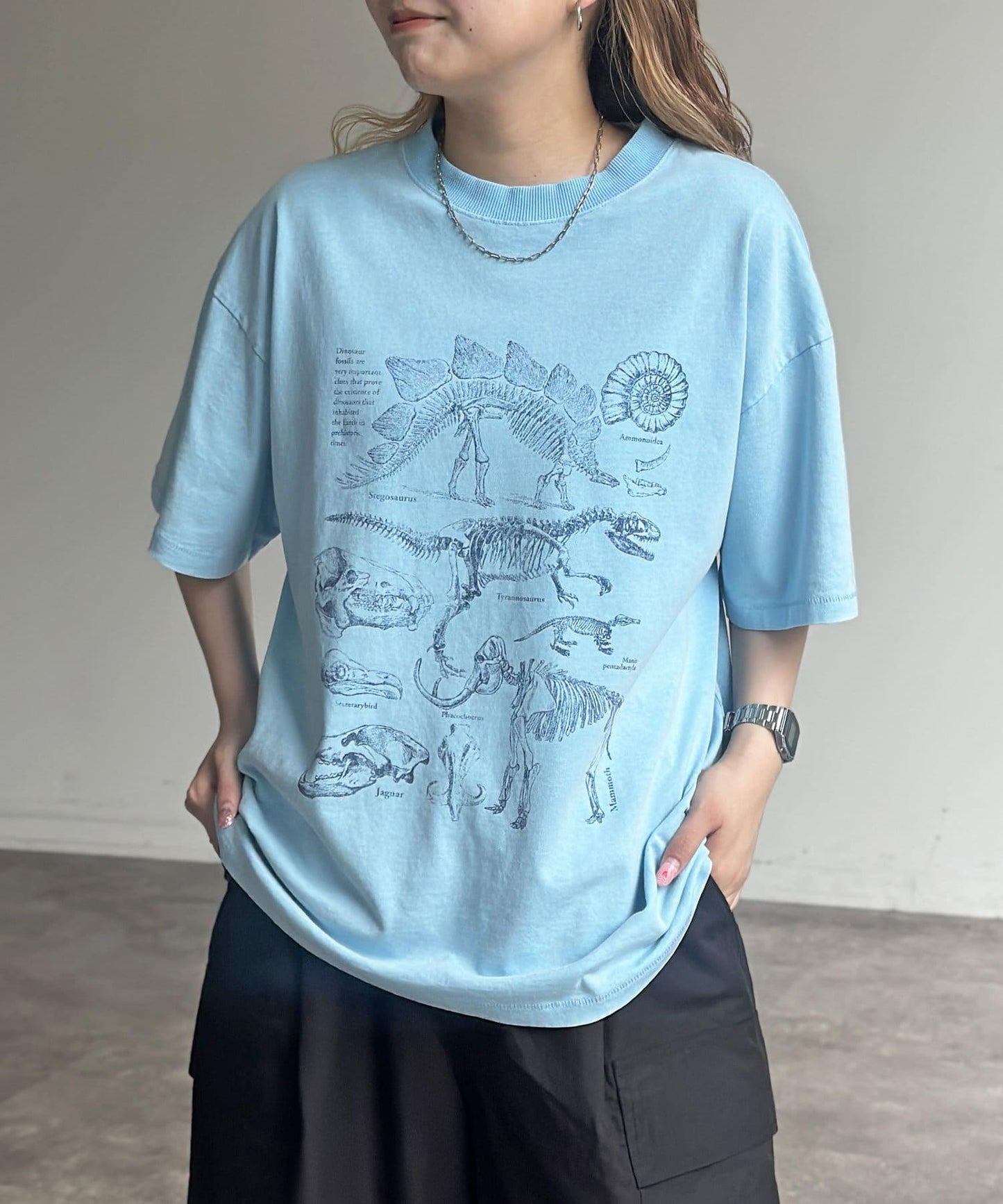 彩色粉末恐龍T-shirt