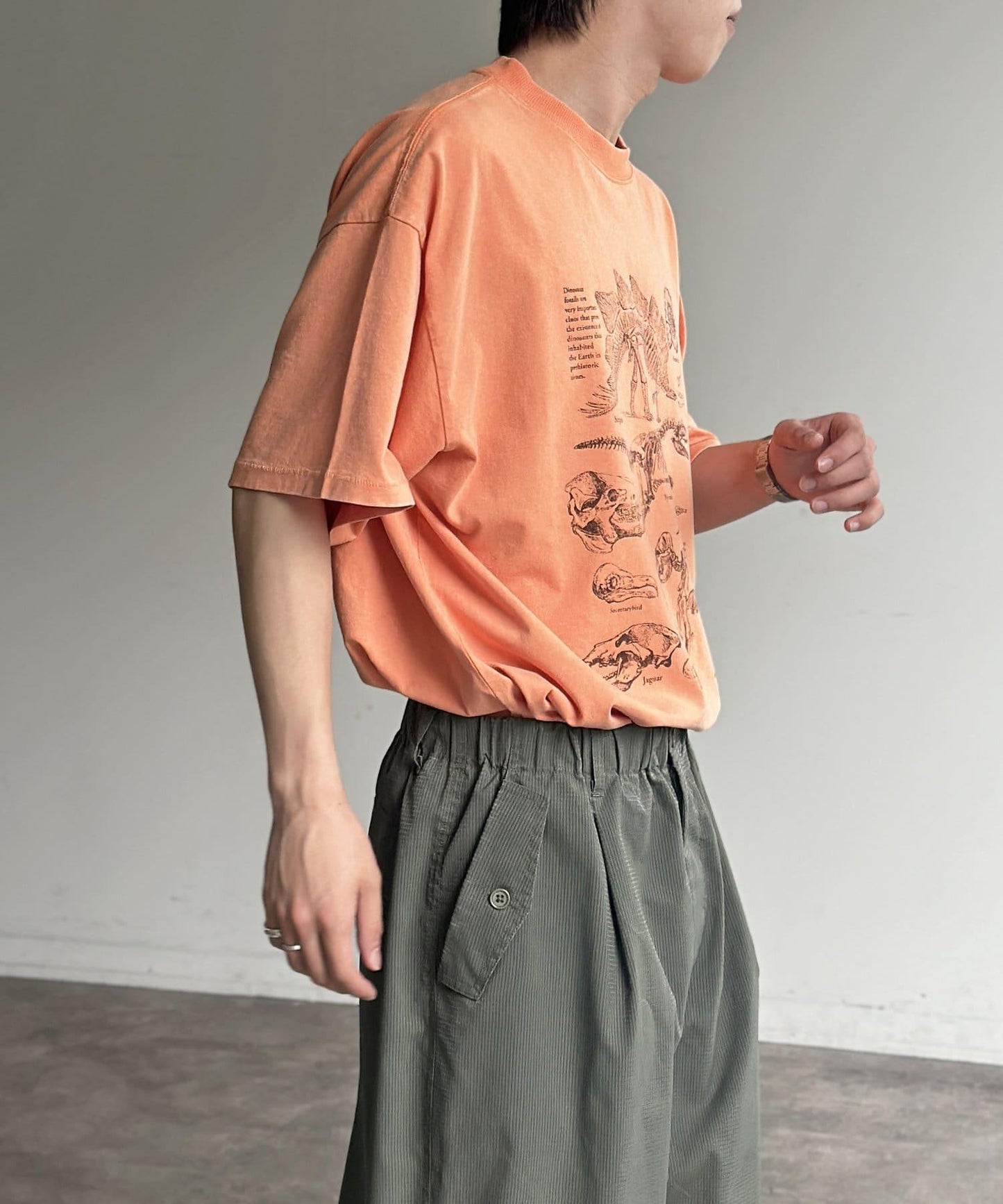彩色粉末恐龍T-shirt
