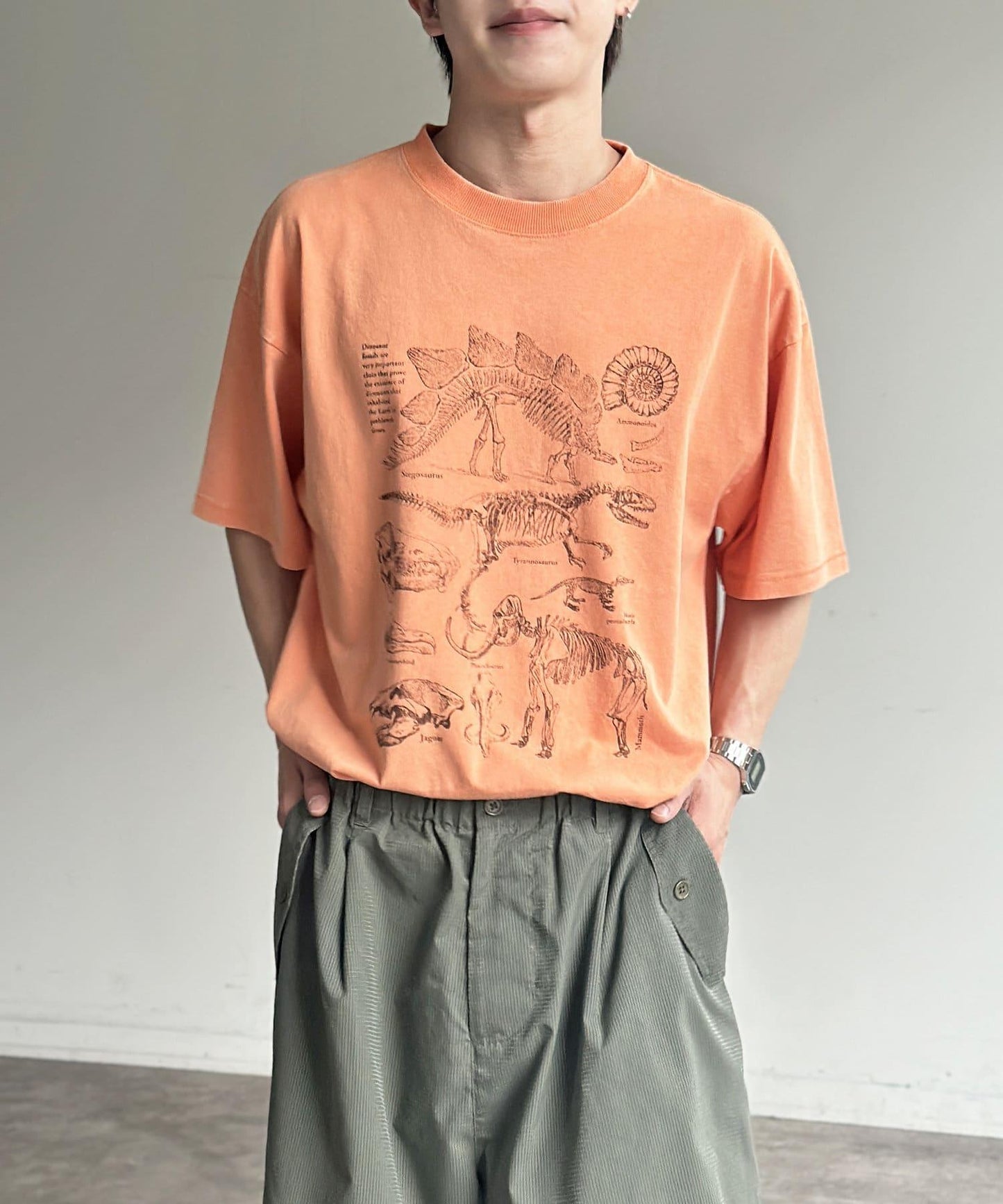 彩色粉末恐龍T-shirt