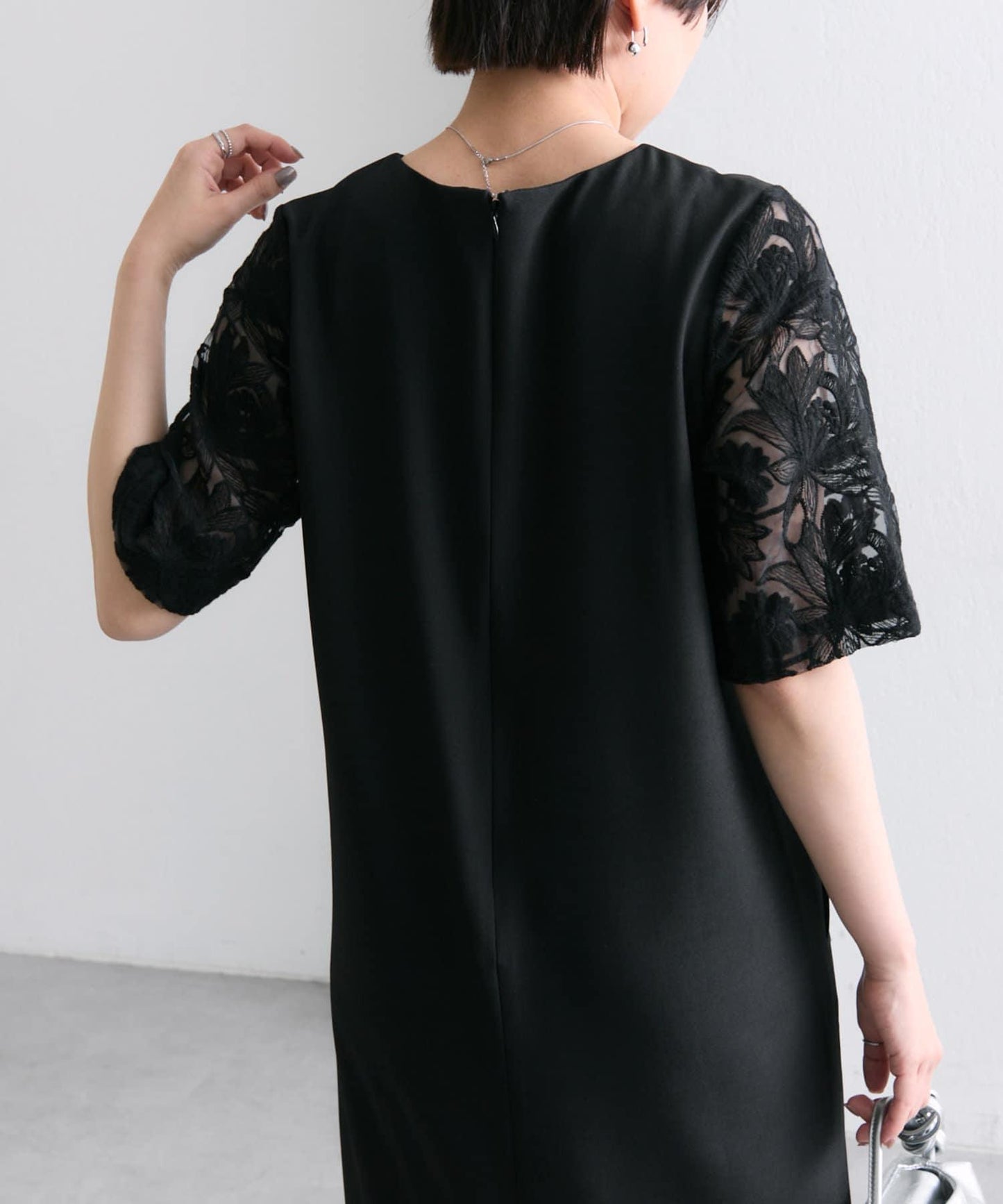 《場合/儀式》蕾絲拼接連衣裙【SUM1 STYLE(斯密風格)】