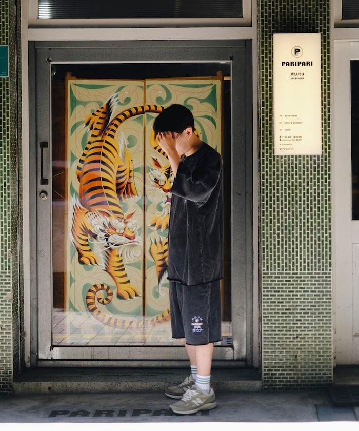 聯名 全夜桑拿 粉末加工裡毛套裝 揹包附帶