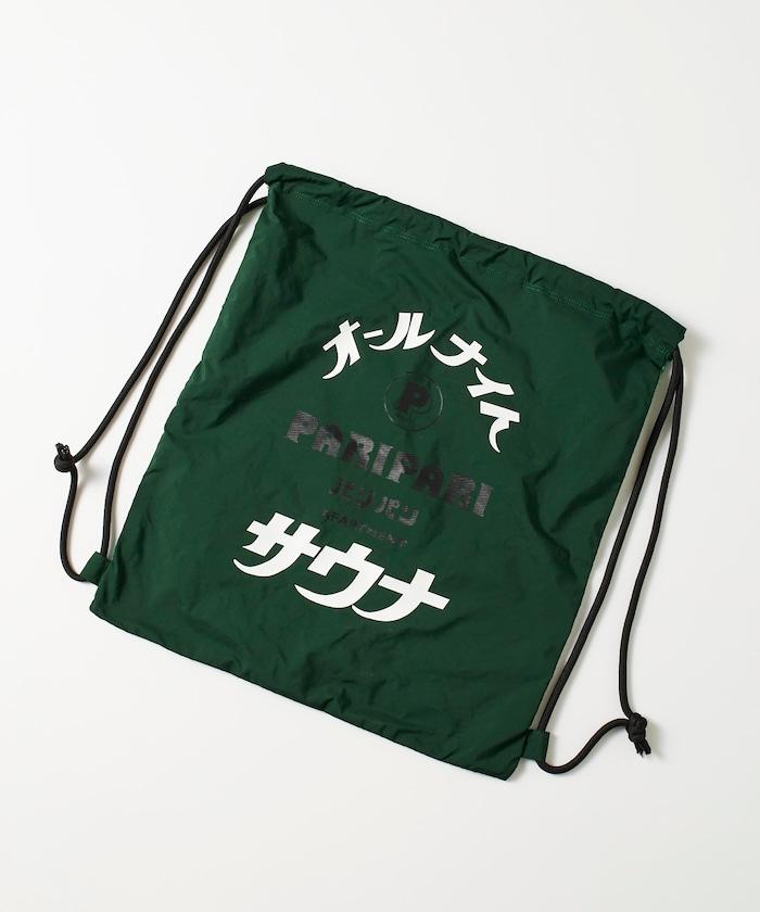 聯名 全夜桑拿 粉末加工裡毛套裝 揹包附帶