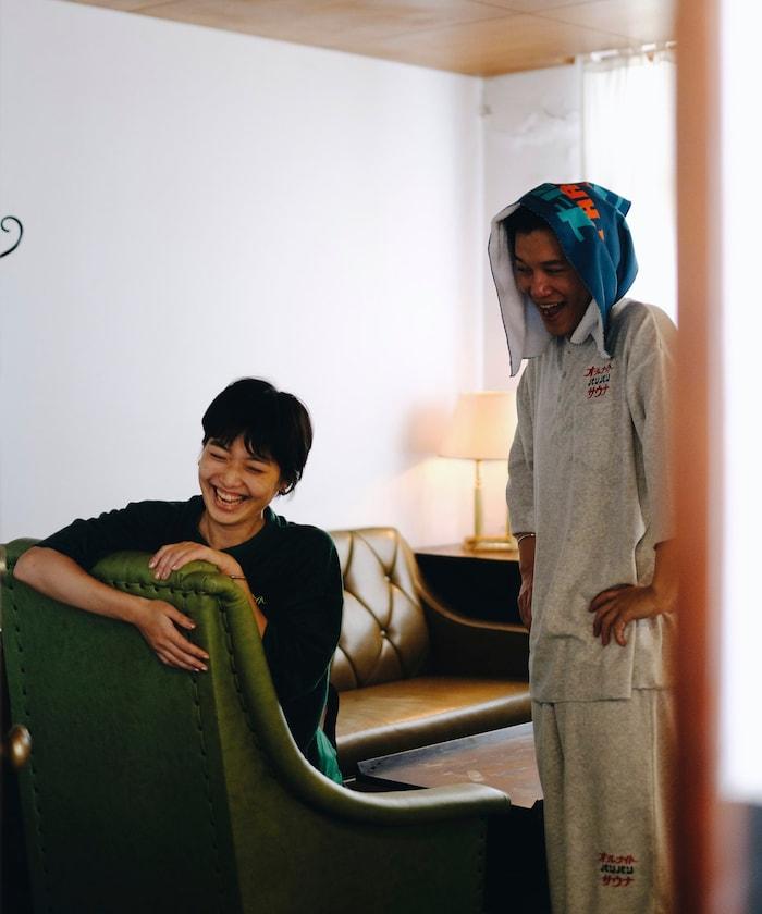 聯名 全夜間桑拿 精緻抓絨套裝 帶揹包