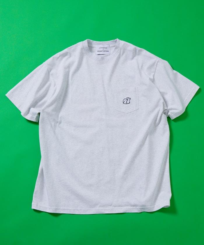 聯名“唱片”背面印花 圓領短袖T恤