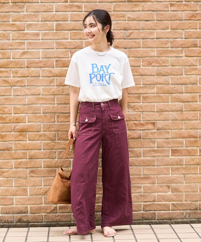 淡色復古印花T恤