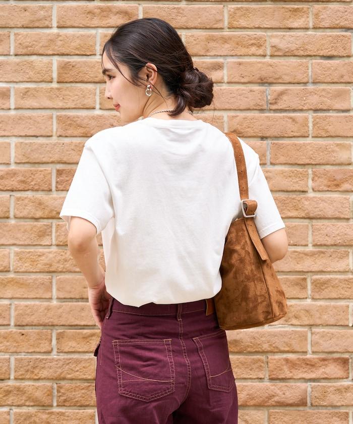 淡色復古印花T恤