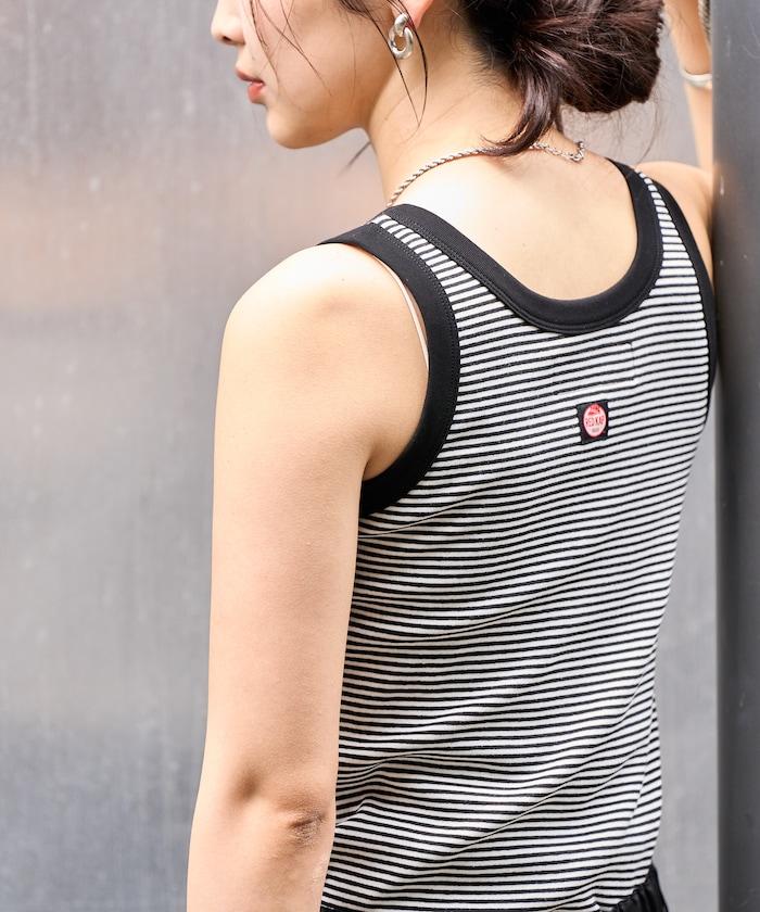 聯名 橫條紋亨利背心