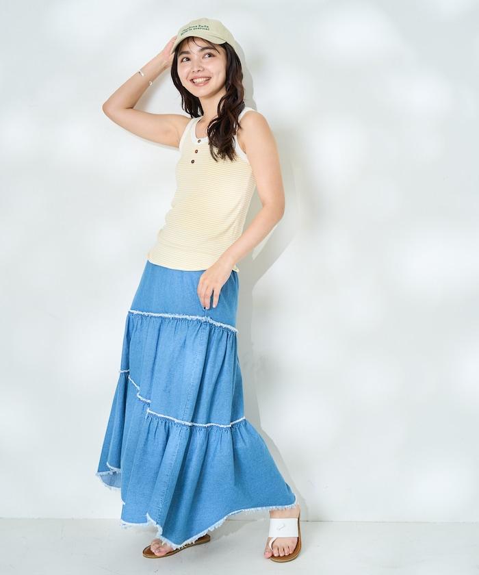 聯名 橫條紋亨利背心