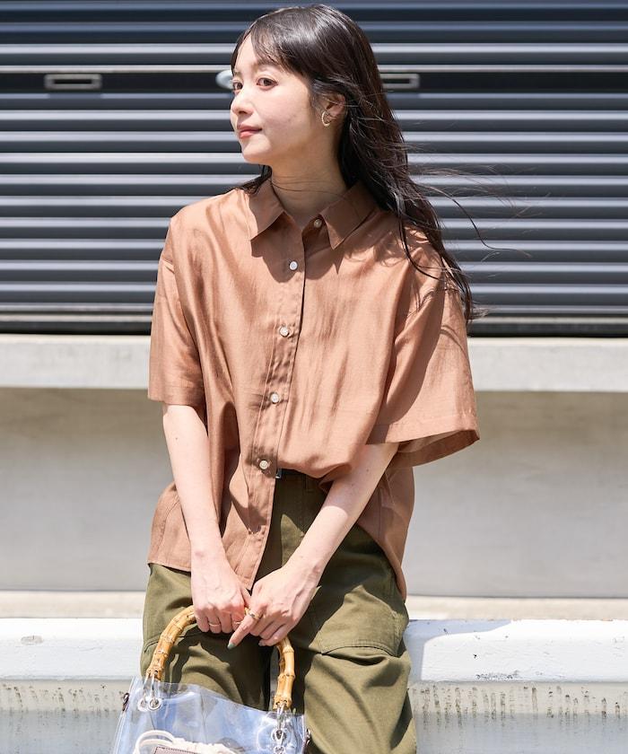 夏季透視短袖襯衫