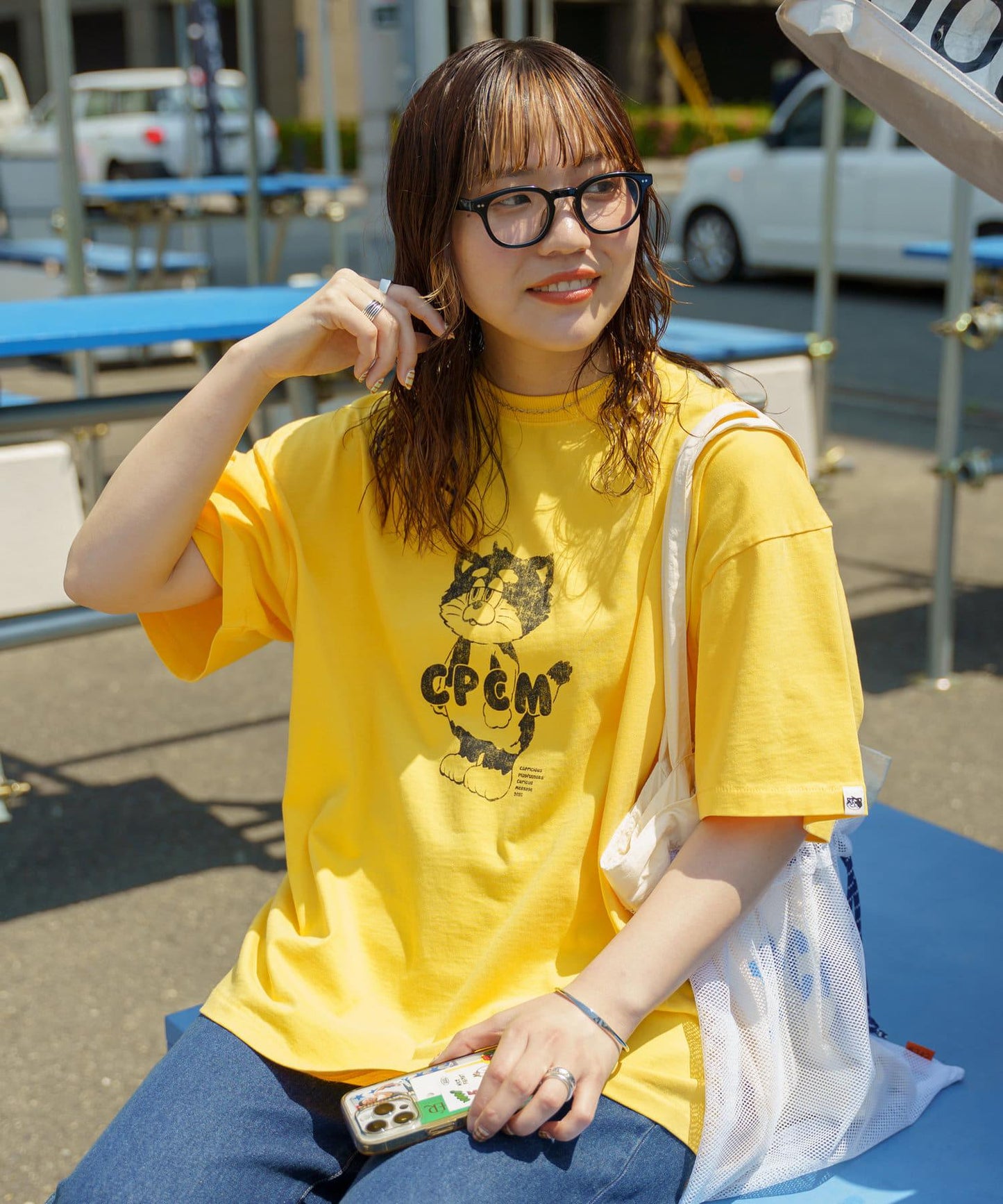 CPCM吉祥物印花T-shirt