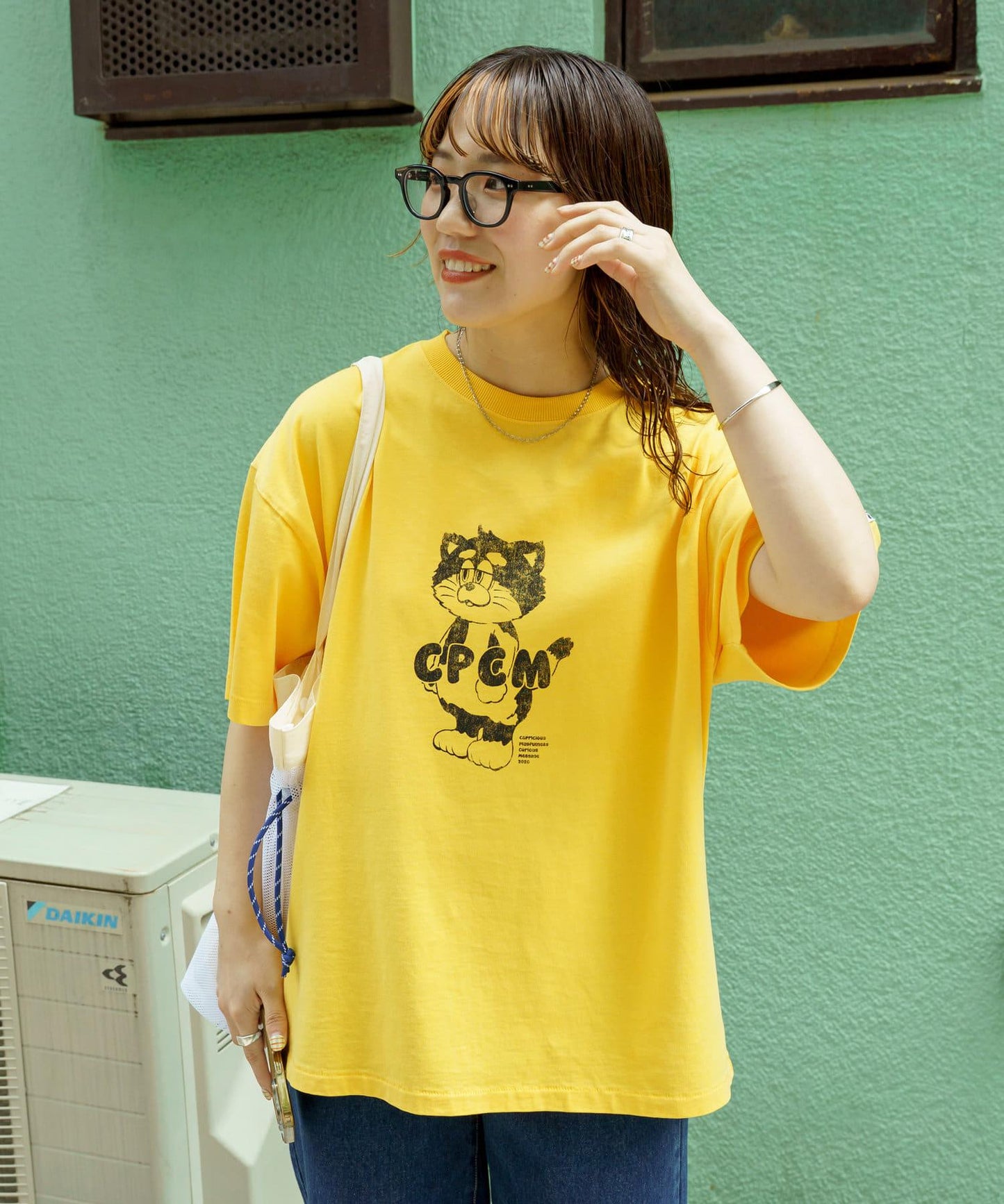 CPCM吉祥物印花T-shirt