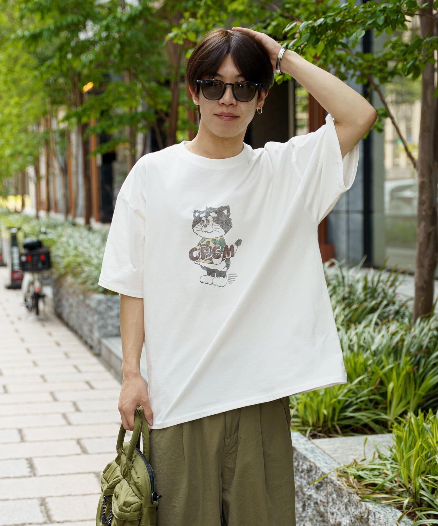 CPCM吉祥物印花T-shirt