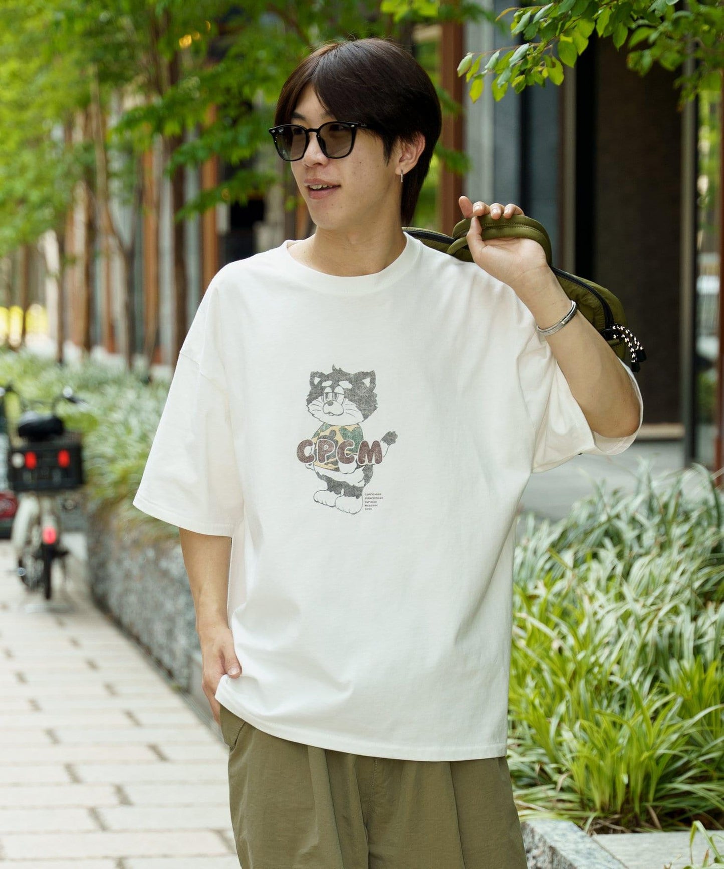 CPCM吉祥物印花T-shirt