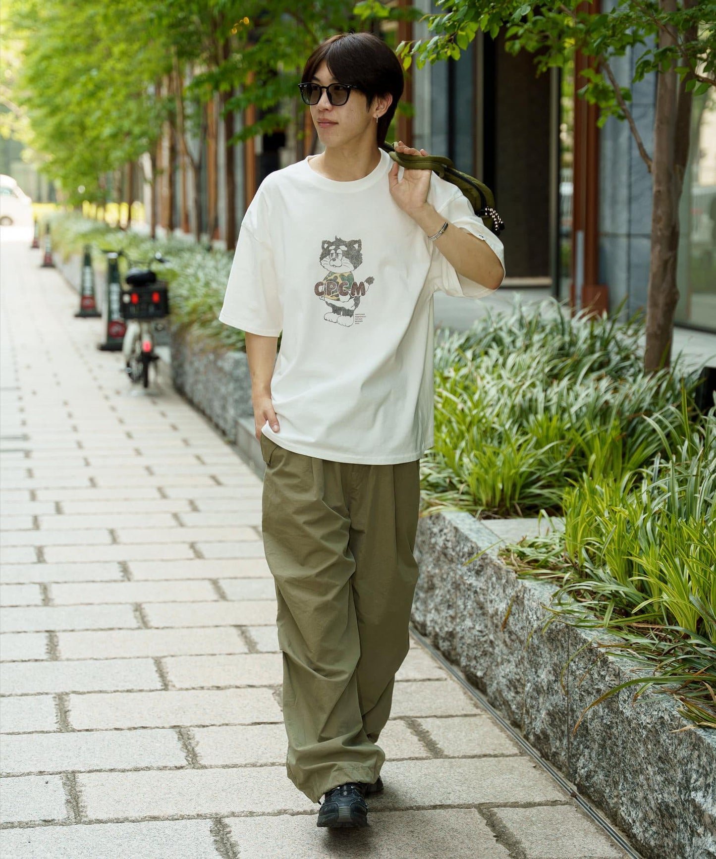CPCM吉祥物印花T-shirt