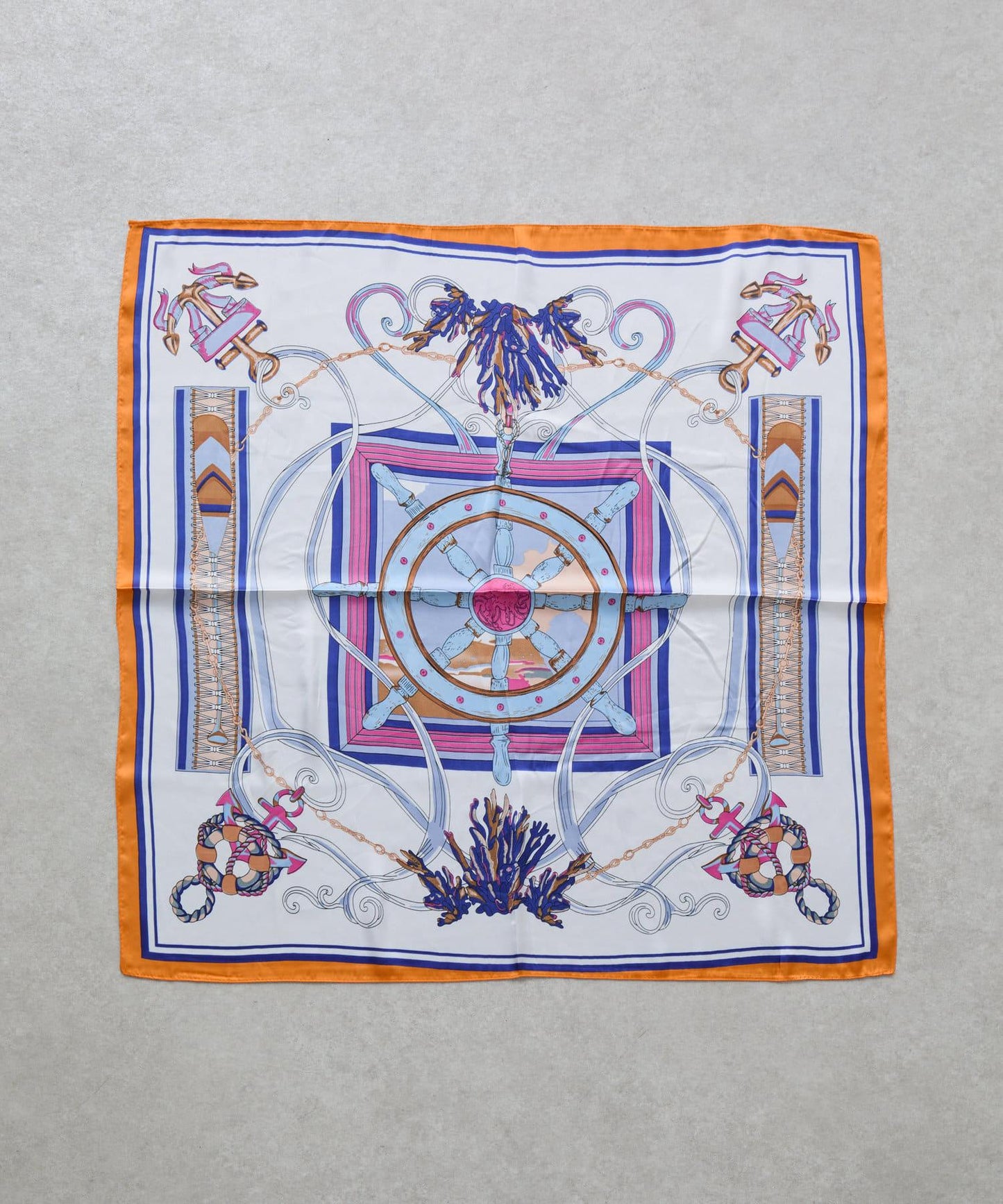 海洋主題絲巾 70×70