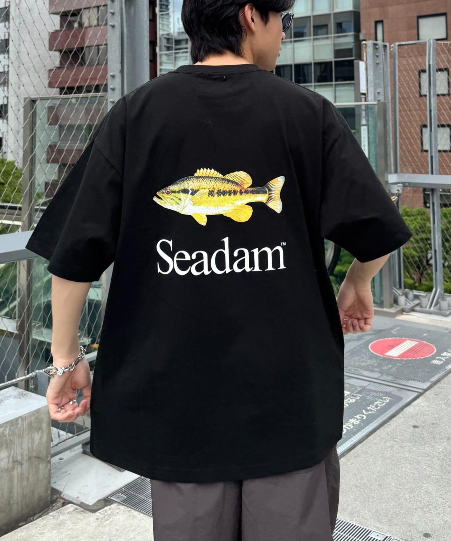 【SEADAM】〈男女通用〉背部Logo印花T恤