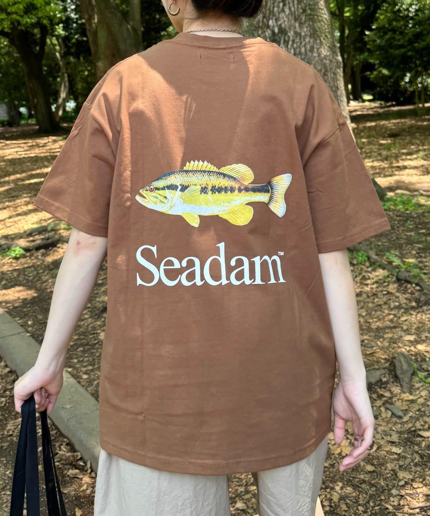 【SEADAM】〈男女通用〉背部Logo印花T恤