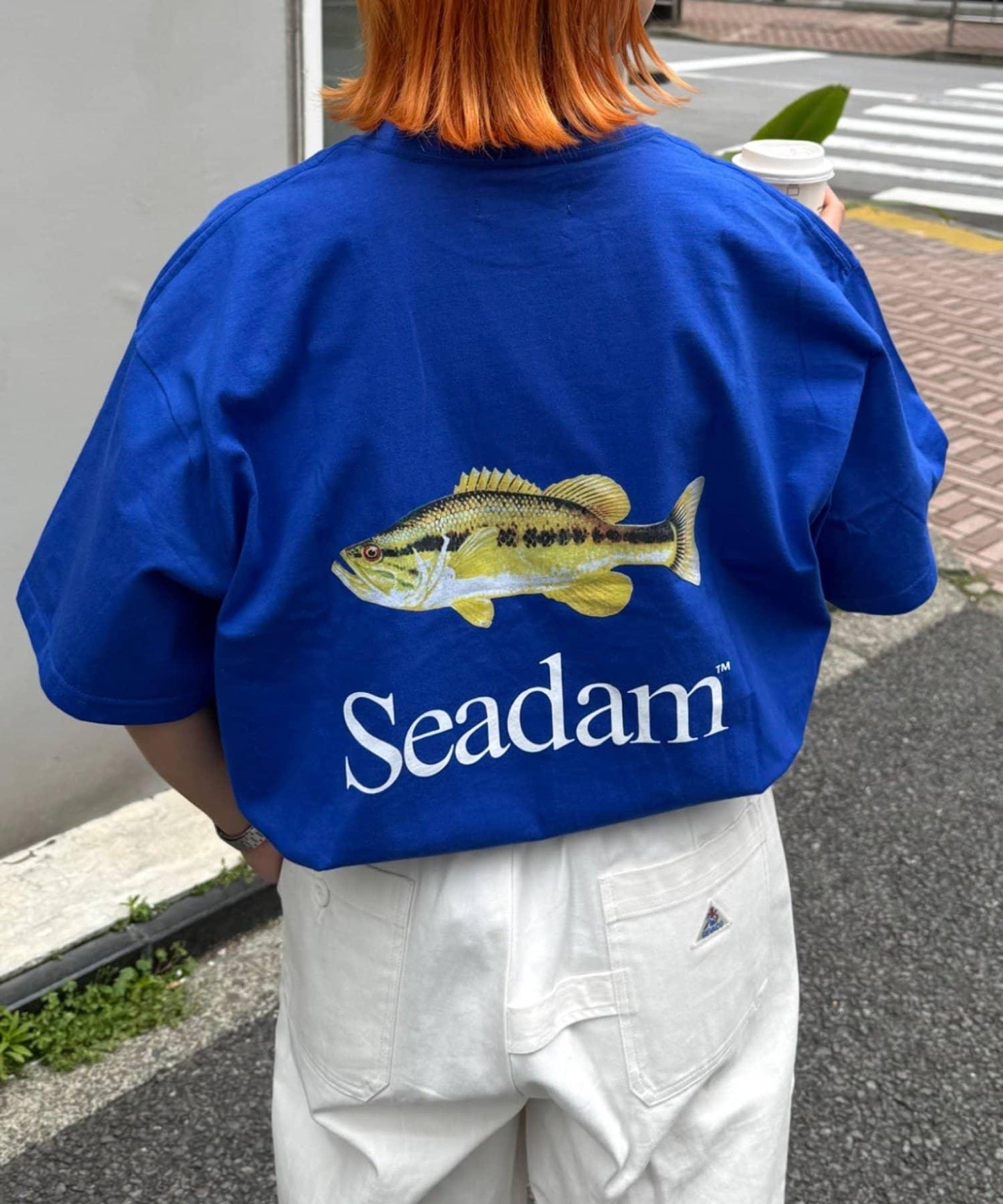【SEADAM】〈男女通用〉背部Logo印花T恤
