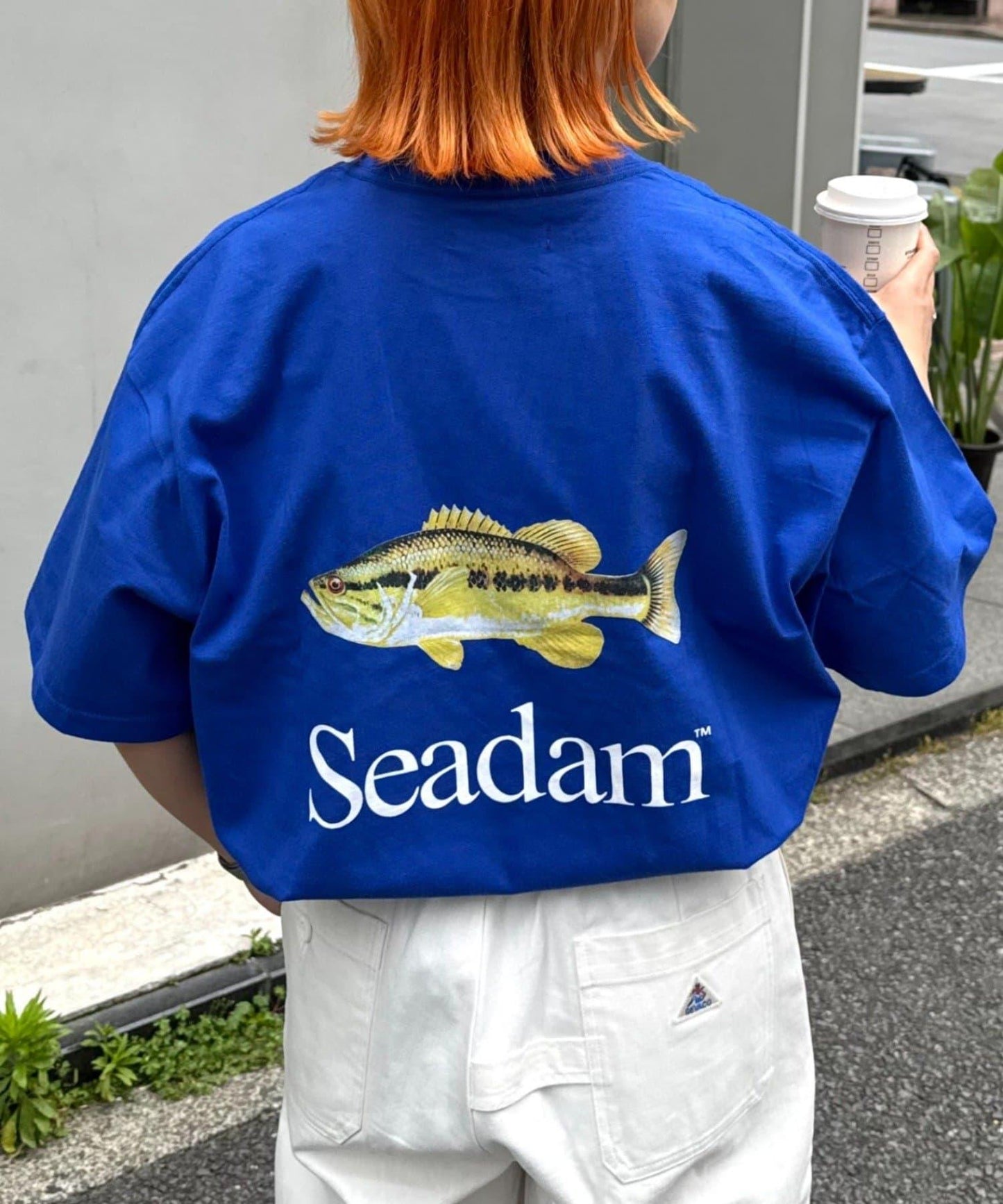 【SEADAM】〈男女通用〉背部Logo印花T恤