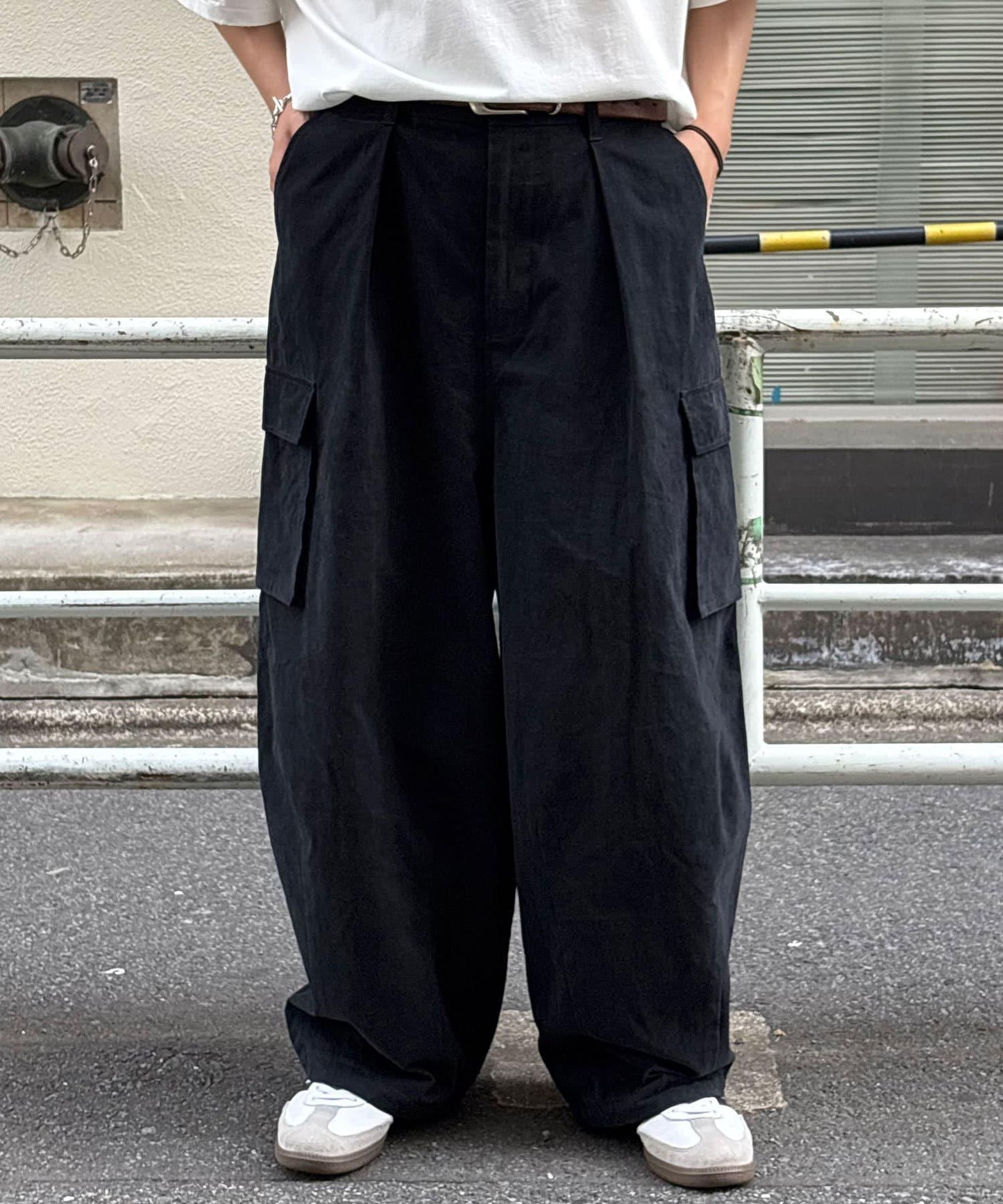 寬鬆氣球口袋褲