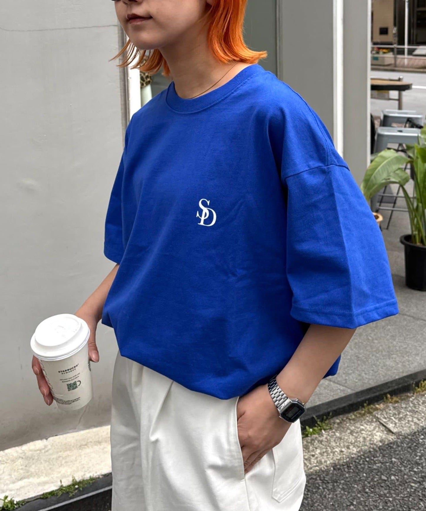 【SEADAM】〈男女通用〉背部Logo印花T恤