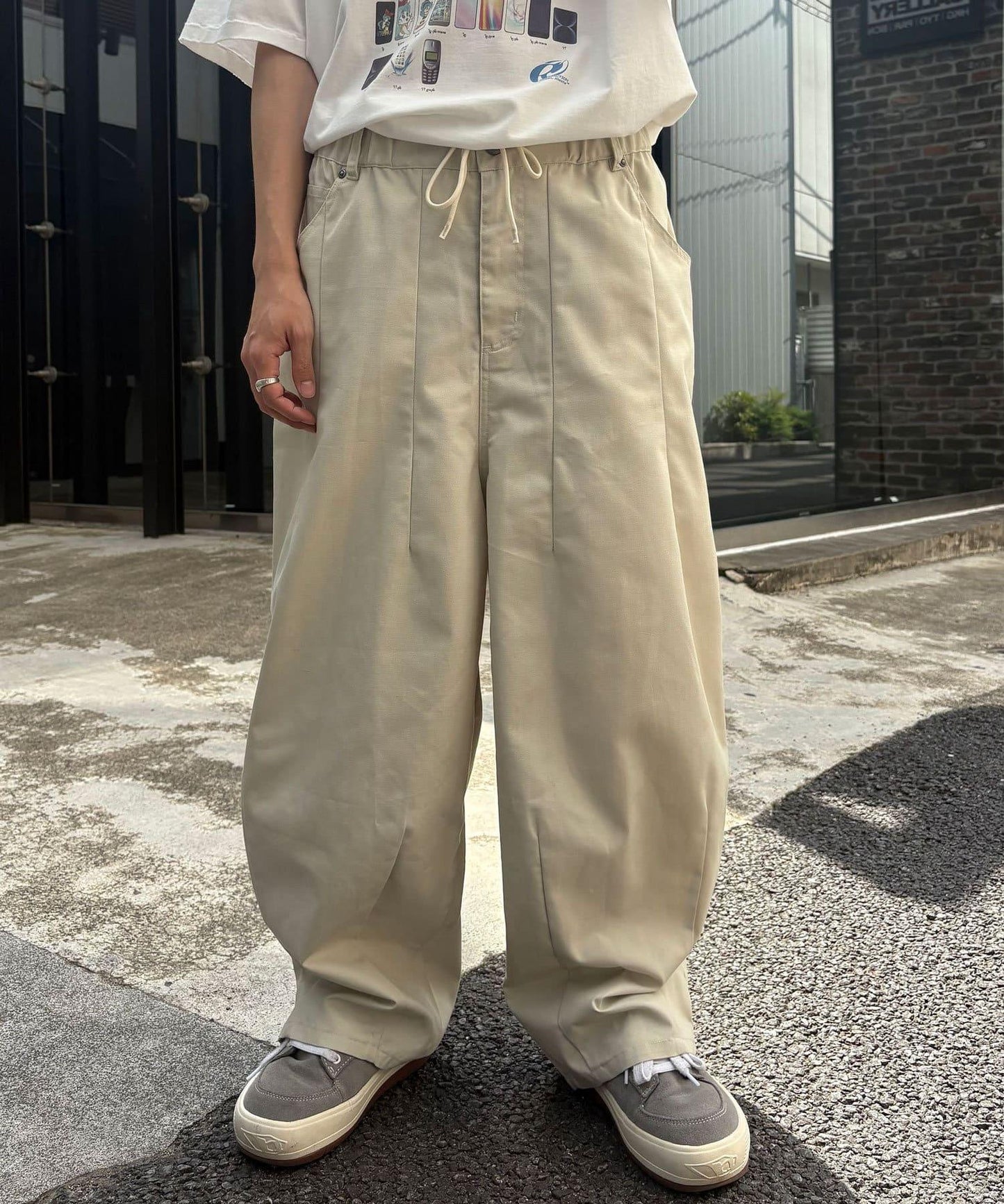 寬鬆闊腿褲