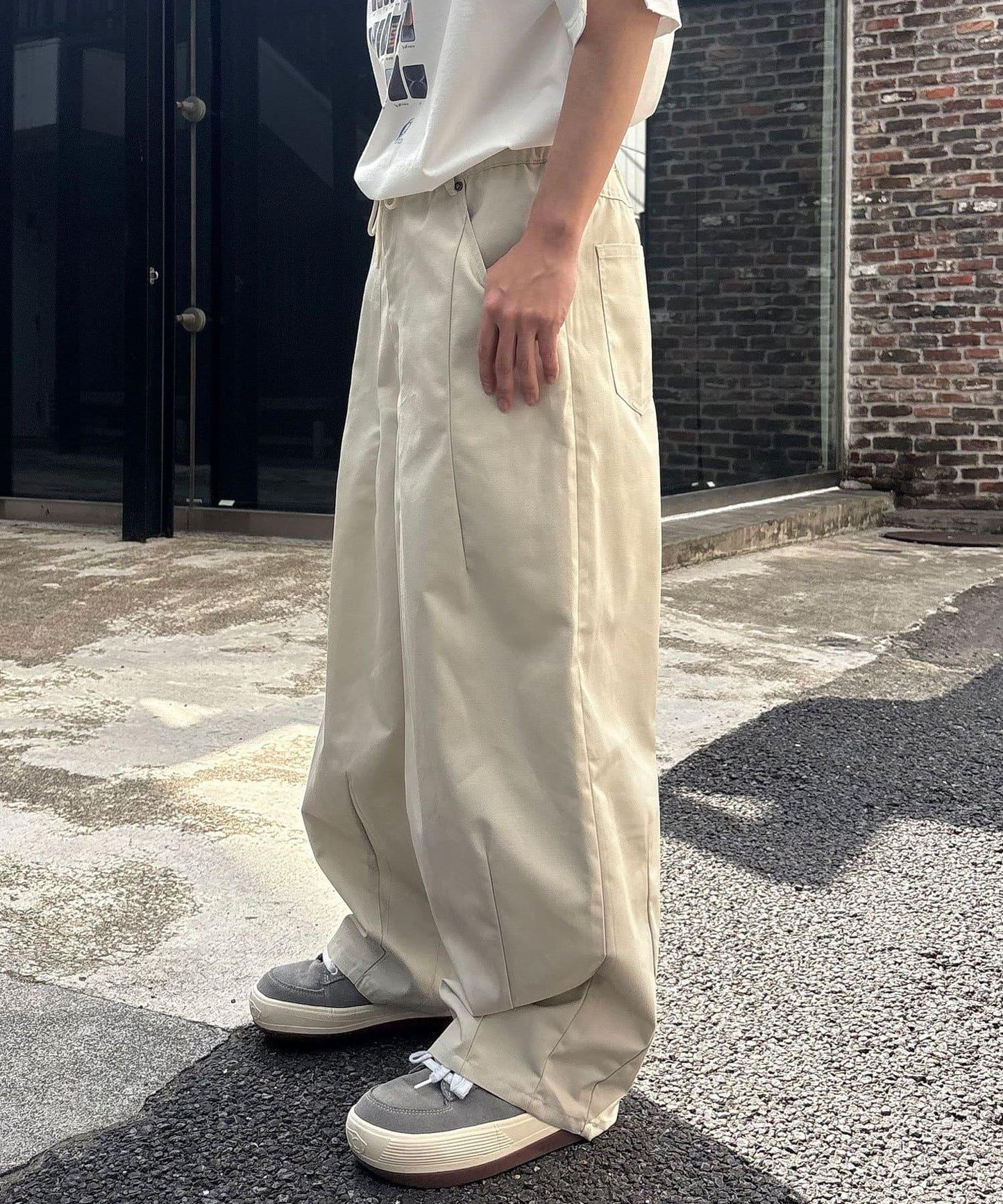 寬鬆闊腿褲