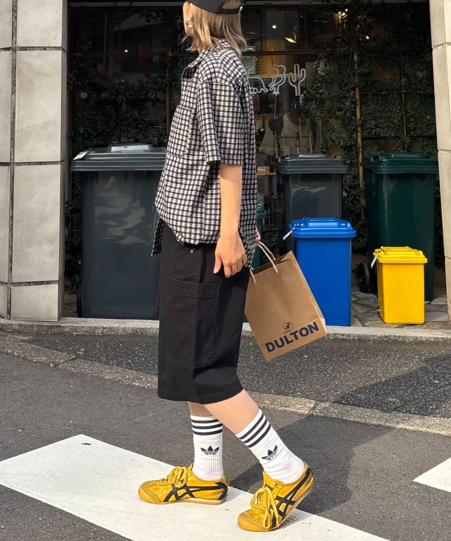 【男女通用】半圓形鉚釘口袋褲