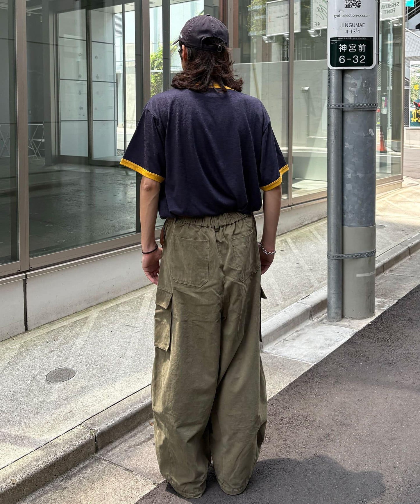 多色印花圓領T恤