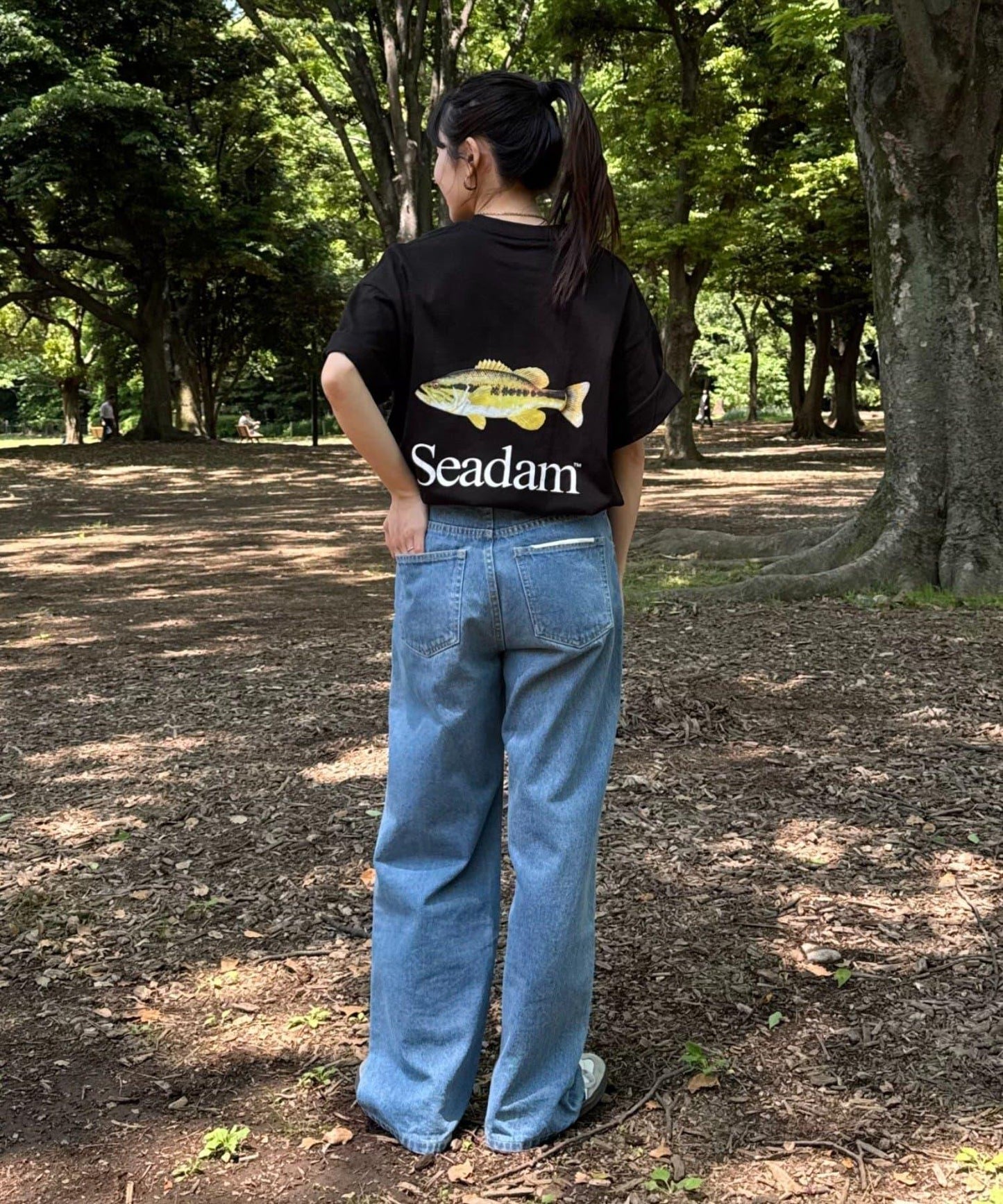 【SEADAM】〈男女通用〉背部Logo印花T恤