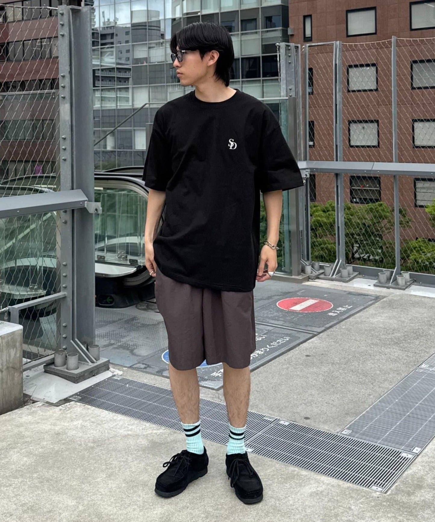 【SEADAM】〈男女通用〉背部Logo印花T恤
