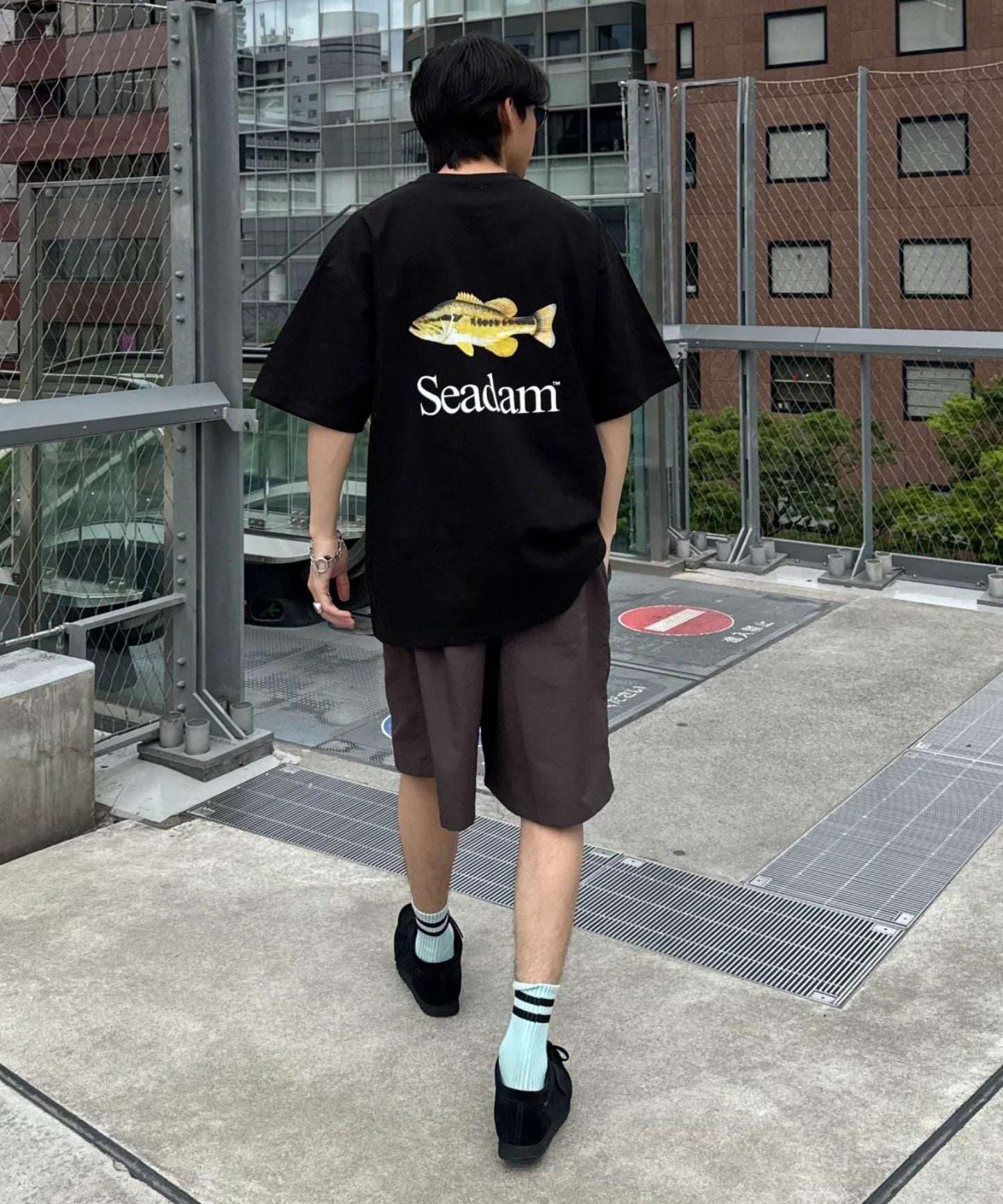 【SEADAM】〈男女通用〉背部Logo印花T恤