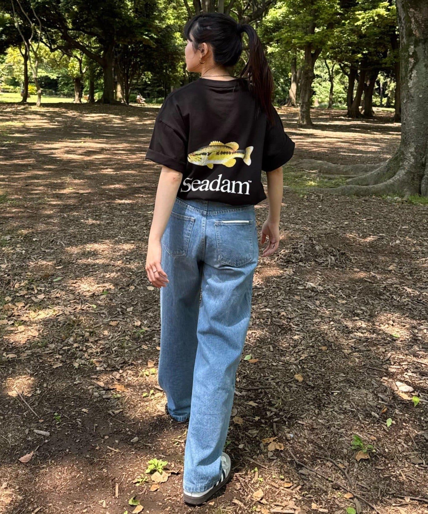 【SEADAM】〈男女通用〉背部Logo印花T恤