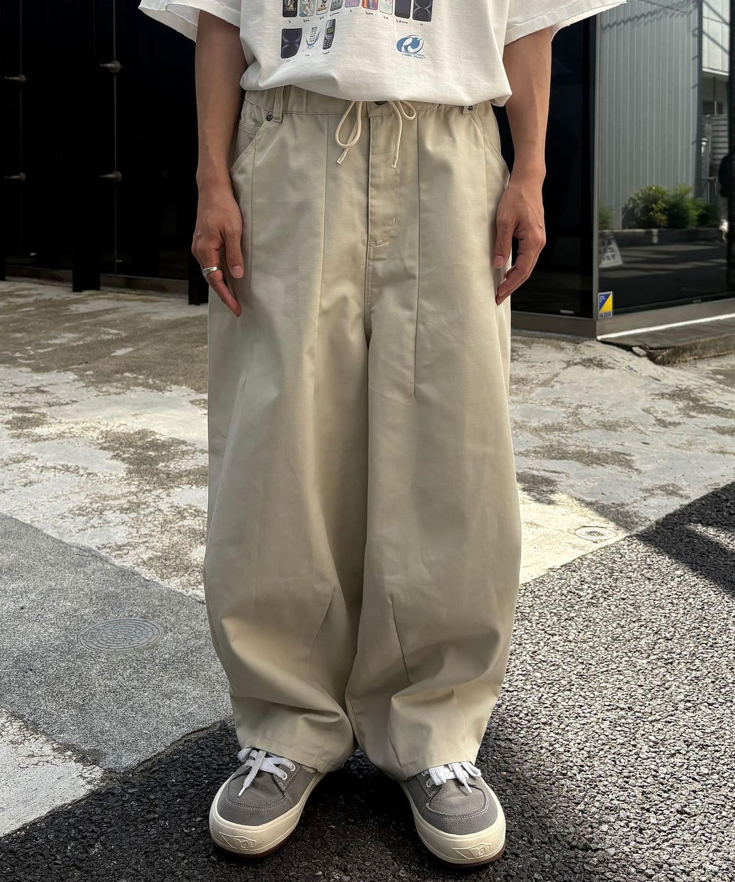 寬鬆闊腿褲