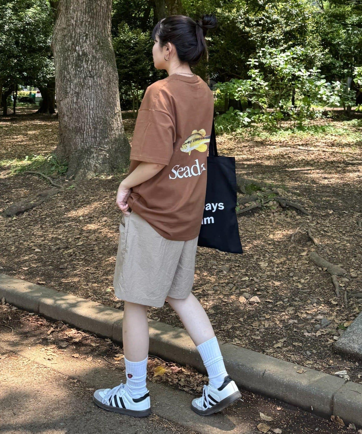 【SEADAM】〈男女通用〉背部Logo印花T恤