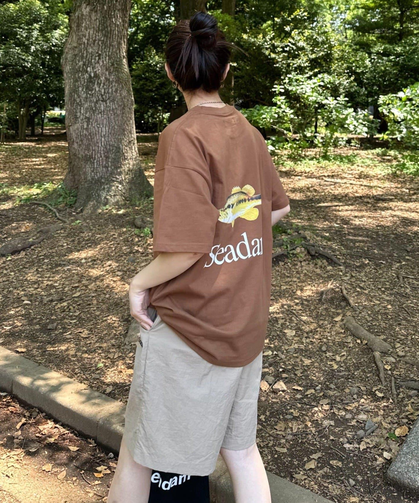 【SEADAM】〈男女通用〉背部Logo印花T恤