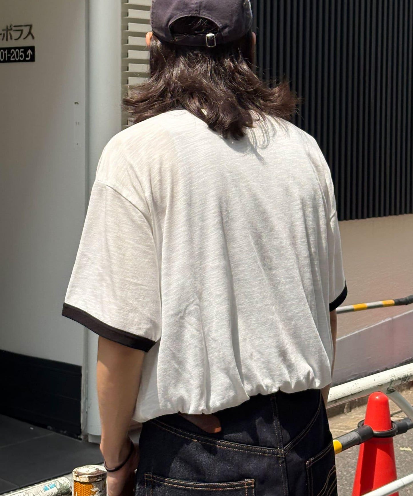 多色印花圓領T恤