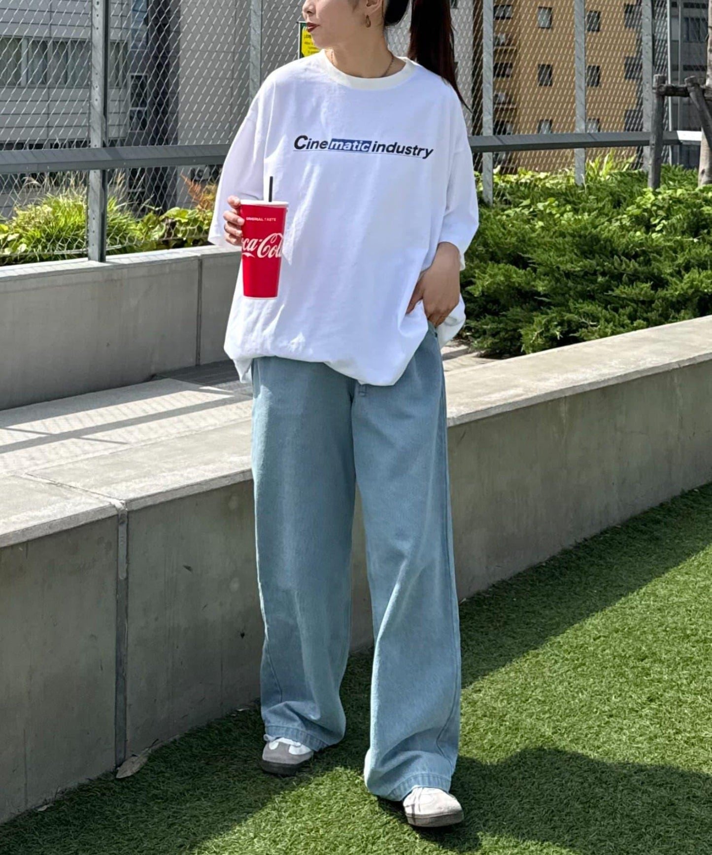 【男女通用】霜凍動感標誌印花T恤